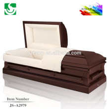 Hot selling wholesale American style cherry wood caskets